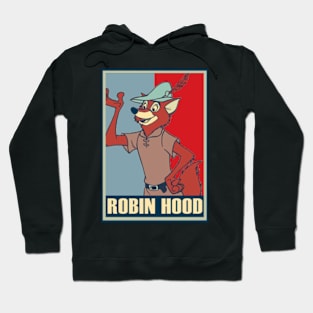 Merry Mens Mayhem Embrace the Humorous Escapades of Robin Merry Band on this Cartoon Hoodie